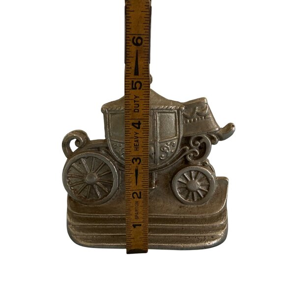 Antique Covered Wagon Carriage Single Bookend - Picture 3 of 4
